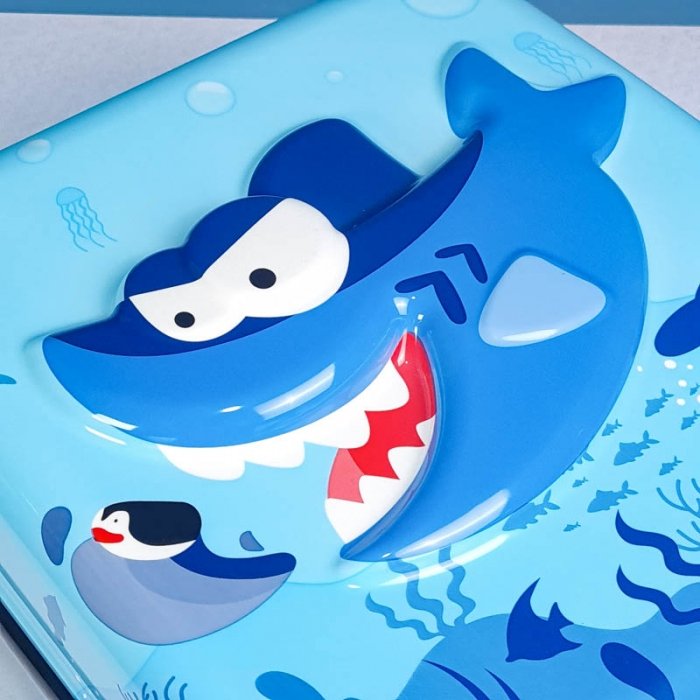 چمدان کودک مدل کوسه کد P/M01/E