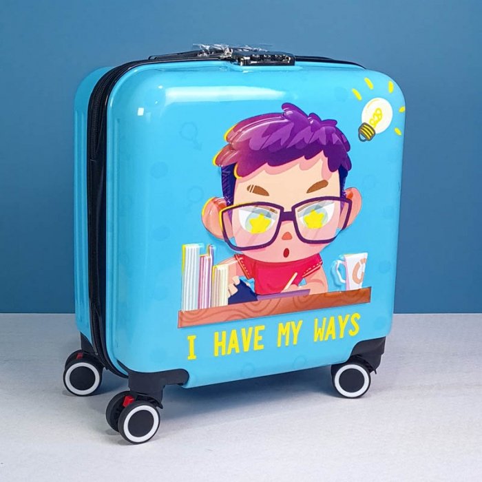 چمدان کودک مدل پسر کد P/M01/C