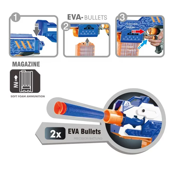 تفنگ اسباب بازی کودک SUPER GUN کد 9926