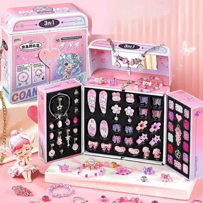 ست ساخت دستبند و گردنبند کودک کد P/394/A