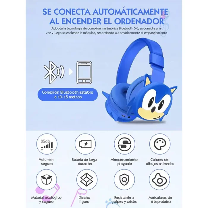 هدفون بلوتوثی سونیک کد AH806D3