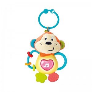 آویز تخت کودک موزیکال طرح میمون winfun مدل 00141