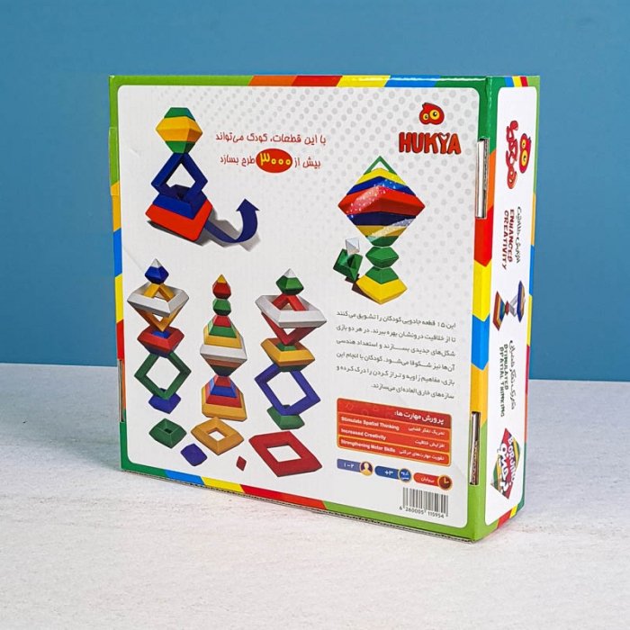 اسباب بازی فکری برج هوش مدل برجینو کد 15008