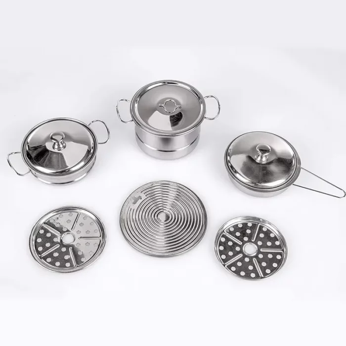 ست ظروف و لوازم آشپزحانه استیل 23 تکه مدل 555BX011