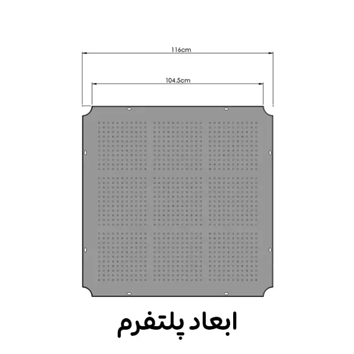 قطعه سرسره فضای باز کودک مدل سر تک ساده کد P347