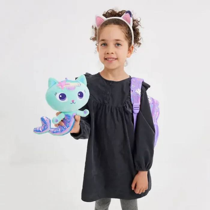 کوله پشتی مهدکودک اسمیگل طرح گربه پری دریایی کد 74037