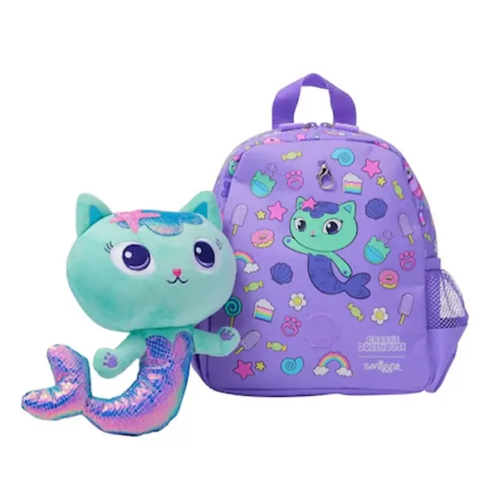 کوله پشتی مهدکودک اسمیگل طرح گربه پری دریایی کد 74037