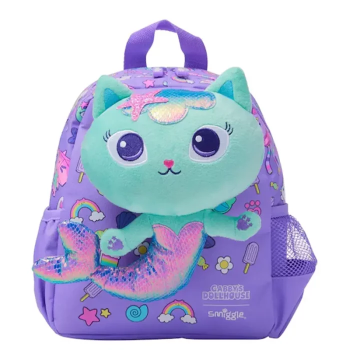 کوله پشتی مهدکودک اسمیگل طرح گربه پری دریایی کد 74037