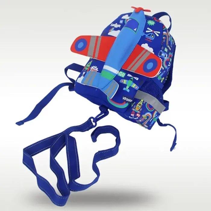 کوله پشتی مهدکودک اسمیگل طرح هواپیما کد 74040