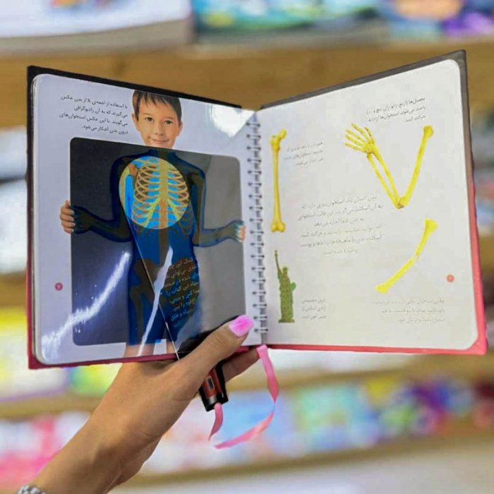 کتاب کودک بازی با نور و رنگ در اعماق بدن انسان کد 691942