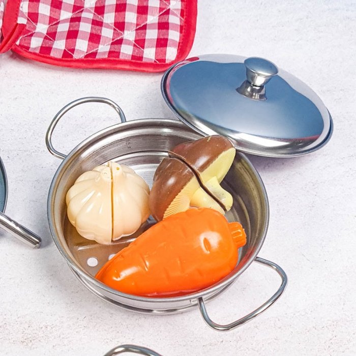 ست ظروف و لوازم آشپزحانه استیل 23 تکه مدل 555BX011