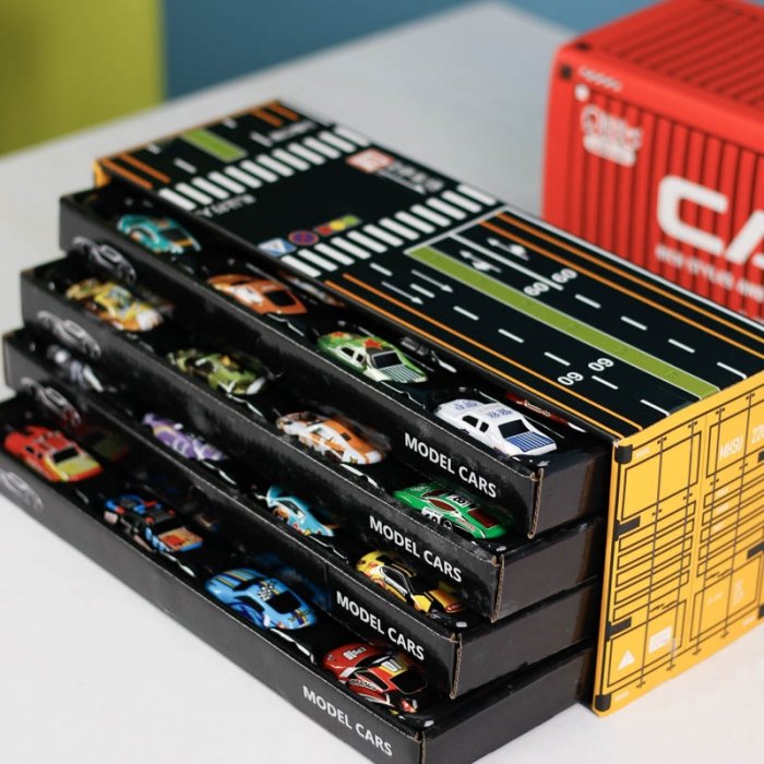 ست ماشین مسابقه 48 عددی کد 1881099