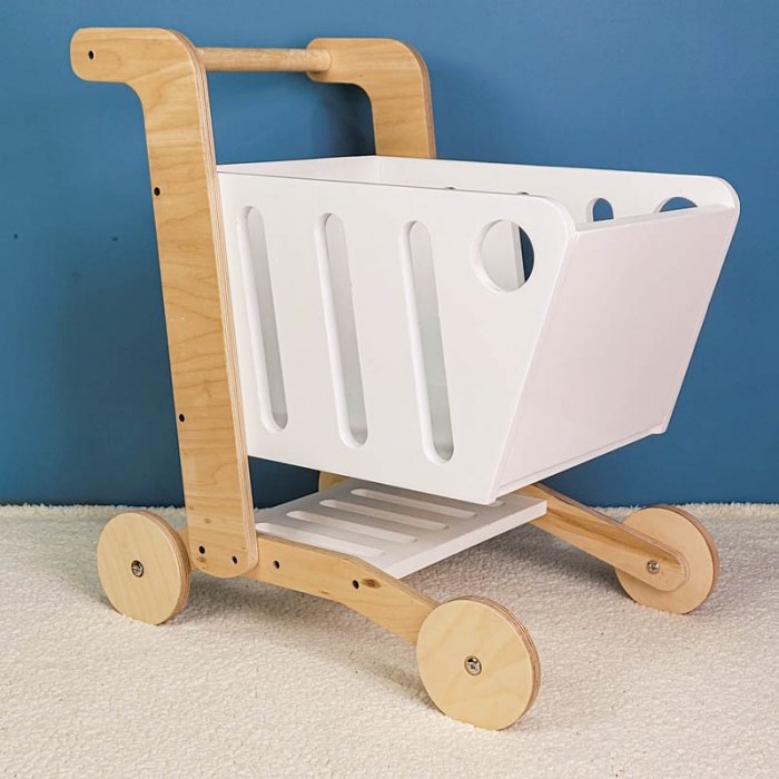 اسباب بازی ترولی سوپرمارکت چوبی کد 6228278