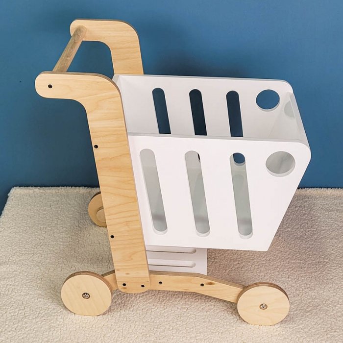 اسباب بازی ترولی سوپرمارکت چوبی کد 6228278