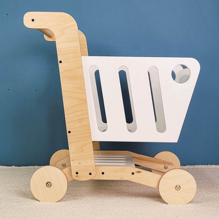 اسباب بازی ترولی سوپرمارکت چوبی کد 6228278