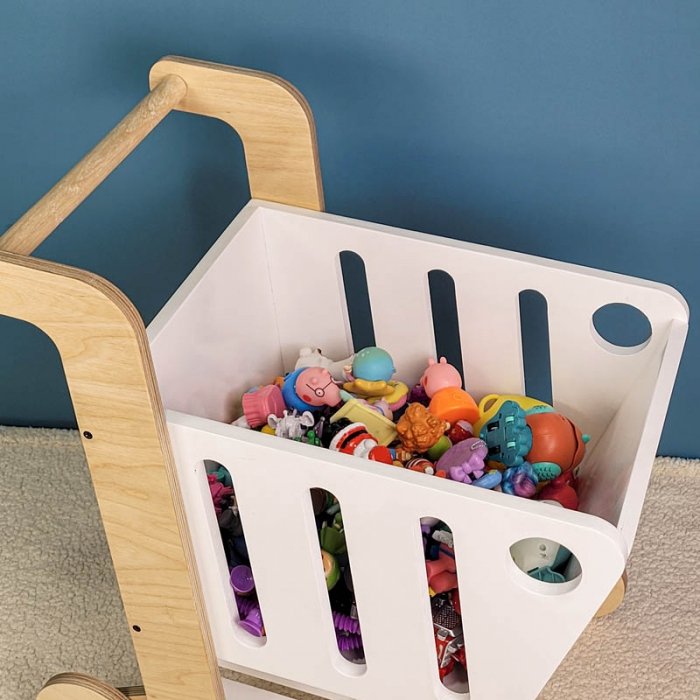 اسباب بازی ترولی سوپرمارکت چوبی کد 6228278