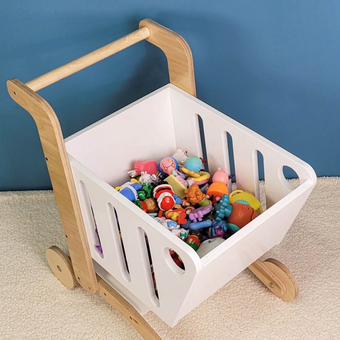 اسباب بازی ترولی سوپرمارکت چوبی کد 6228278