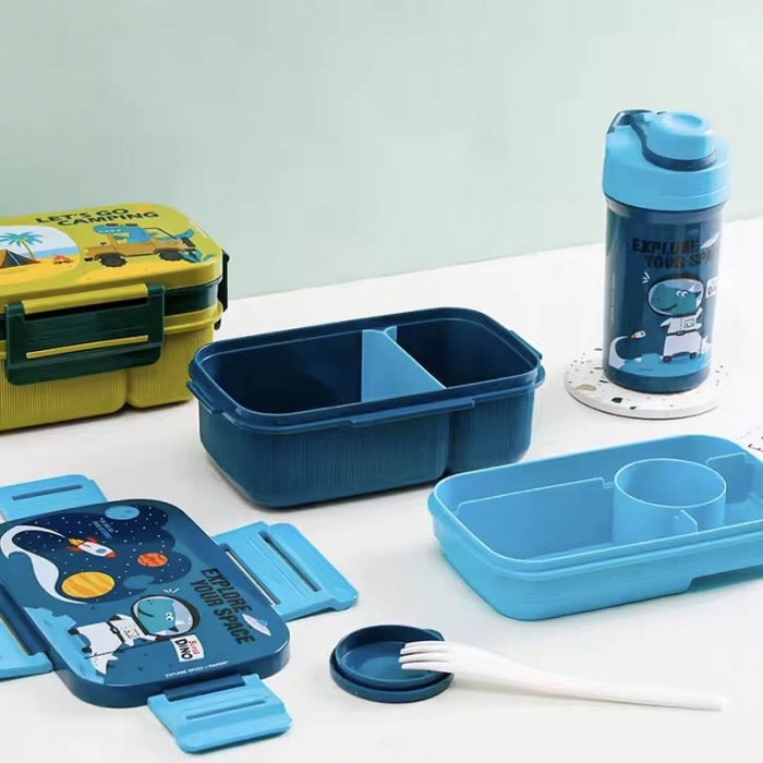 لانچ باکس دو طبقه کودک طرح پری دریایی کد P/104575/A