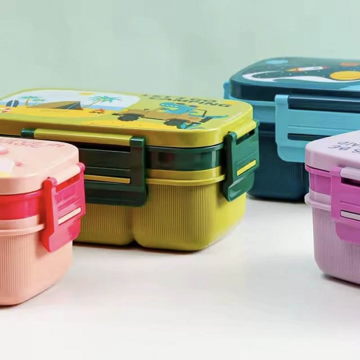 لانچ باکس دو طبقه کودک طرح پری دریایی کد P/104575/A