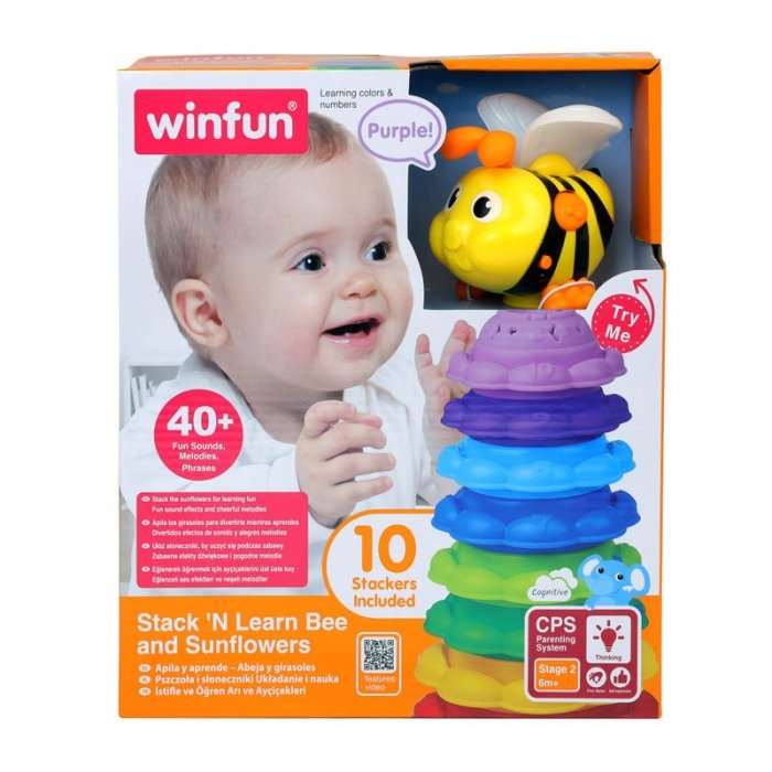 جورچین و حلقه هوش زنبور موزیکال winfun کد 000650