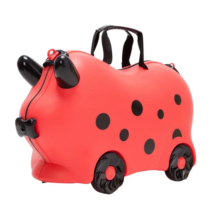 چمدان چرخدار قرمز اوپس OOPS کد 0104