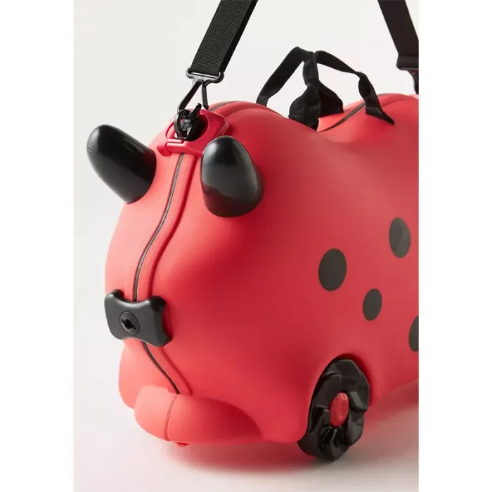 چمدان چرخدار قرمز اوپس OOPS کد 0104