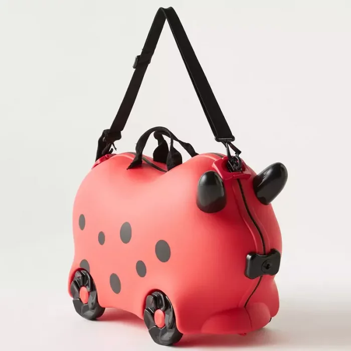 چمدان چرخدار قرمز اوپس OOPS کد 0104