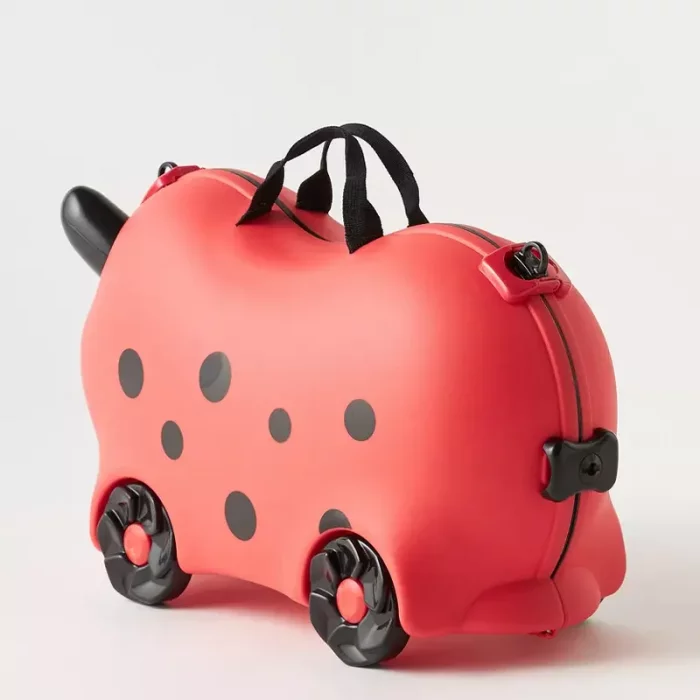 چمدان چرخدار قرمز اوپس OOPS کد 0104