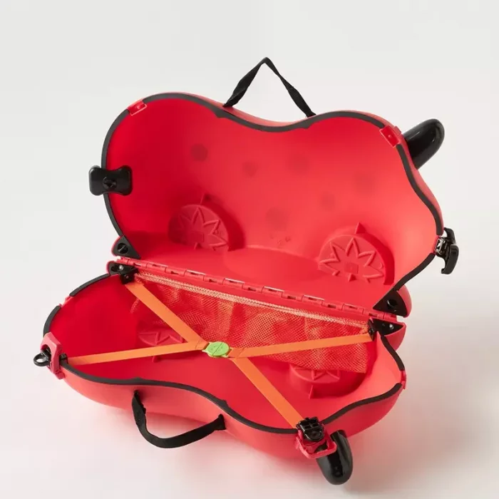 چمدان چرخدار قرمز اوپس OOPS کد 0104