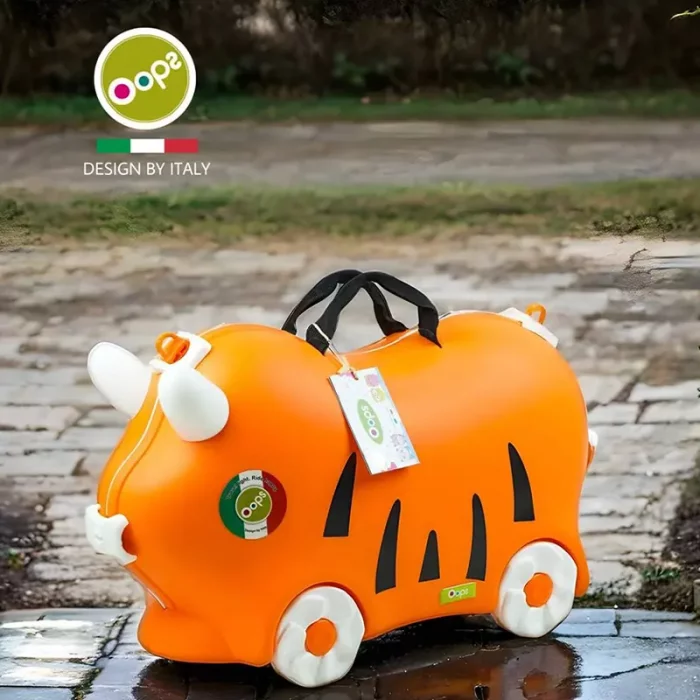 چمدان چرخدار نارنجی اوپس OOPS کد 0102