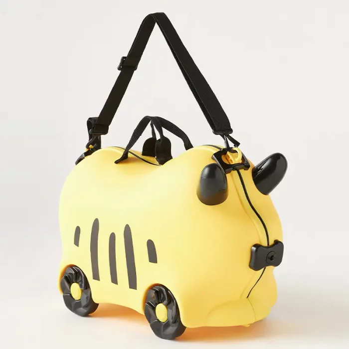 چمدان چرخدار زرد اوپس OOPS کد 0101