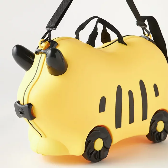 چمدان چرخدار زرد اوپس OOPS کد 0101