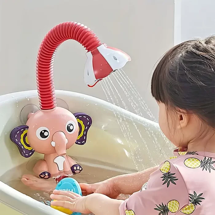 اسباب بازی حمام مدل فیل آب پاش کد 836622A