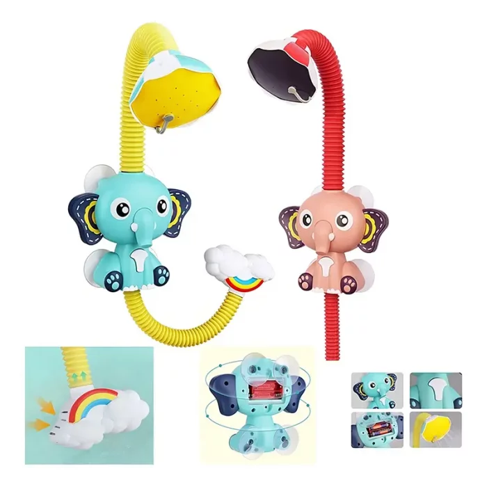 اسباب بازی حمام مدل فیل آب پاش کد 836622A