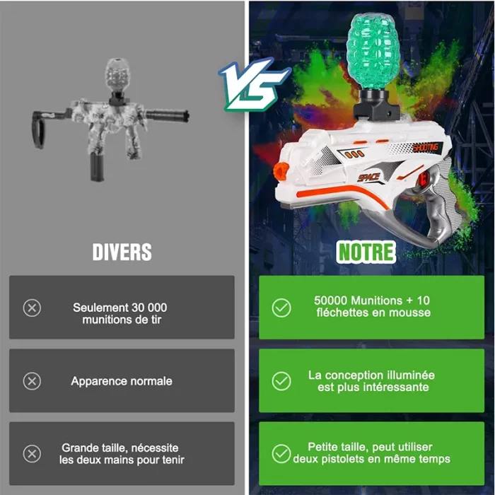 اسباب بازی تفنگ تیر ژله ای کد ST603A