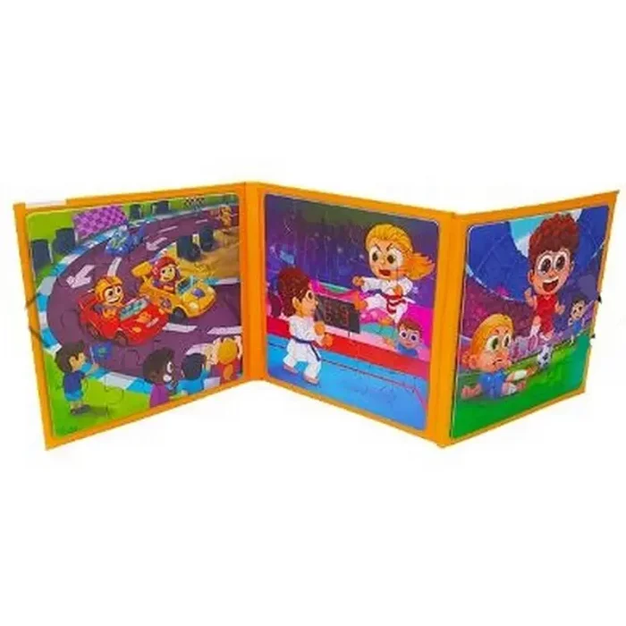 کتاب پازلی مگنتی 61 تکه طرح ورزش کد 896921