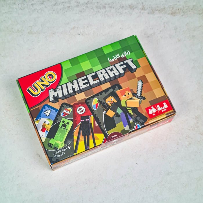 بازی فکری اونو UNO طرح ماینکرفت کد 282088