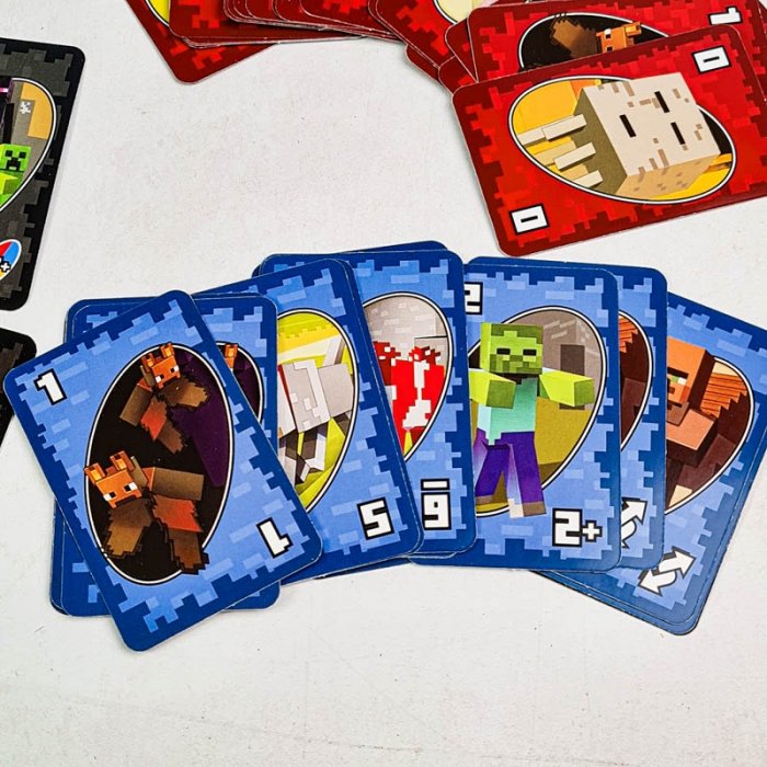 بازی فکری اونو UNO طرح ماینکرفت کد 282088