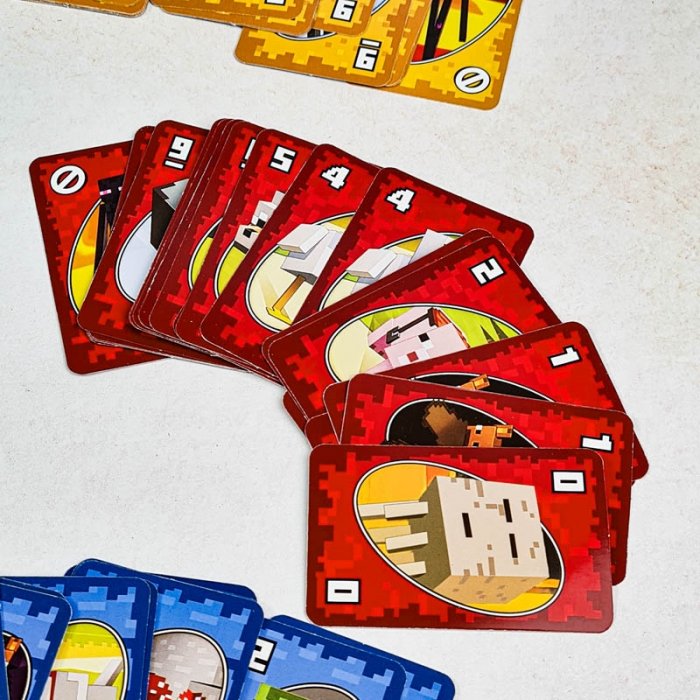 بازی فکری اونو UNO طرح ماینکرفت کد 282088