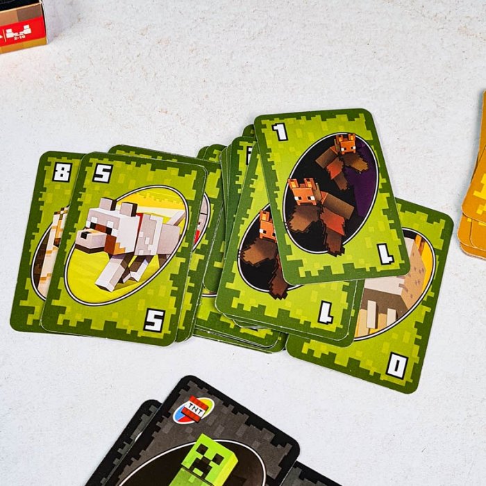 بازی فکری اونو UNO طرح ماینکرفت کد 282088