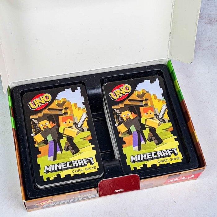 بازی فکری اونو UNO طرح ماینکرفت کد 282088