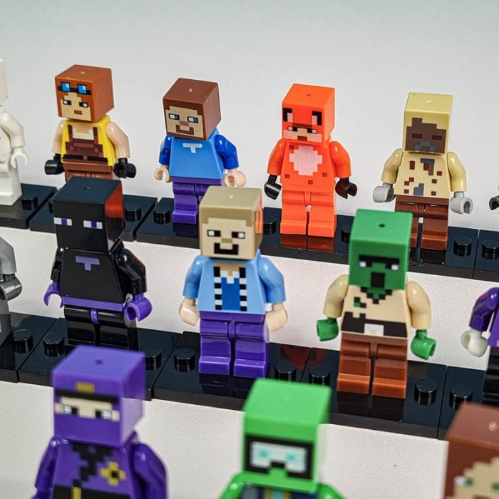 مینی فیگور 20 عددی ماینکرفت با سلاح MINECRAFT کد 2611