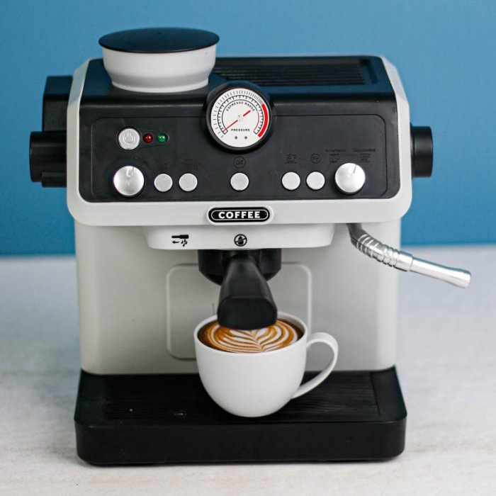 اسباب بازی قهوه ساز موزیکال رنگ نقره ای کد HJ623B