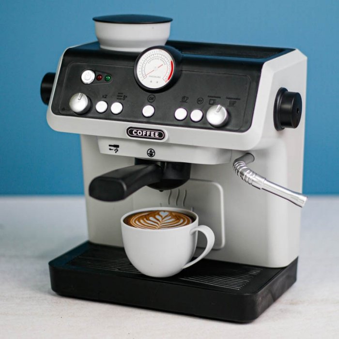 اسباب بازی قهوه ساز موزیکال رنگ نقره ای کد HJ623B