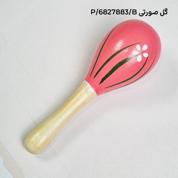 اسباب بازی جغجغه چوبی طرح دار سایز کوچک کد 6827883