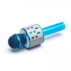 قیمت میکروفون اسپیکر دار آبی مدل 858
