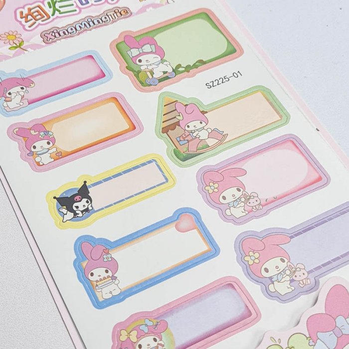 برچسب فانتزی مدل کرومی و دوستان کد SZ225