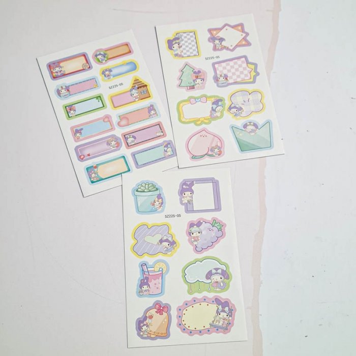 برچسب فانتزی مدل کرومی و دوستان کد SZ225