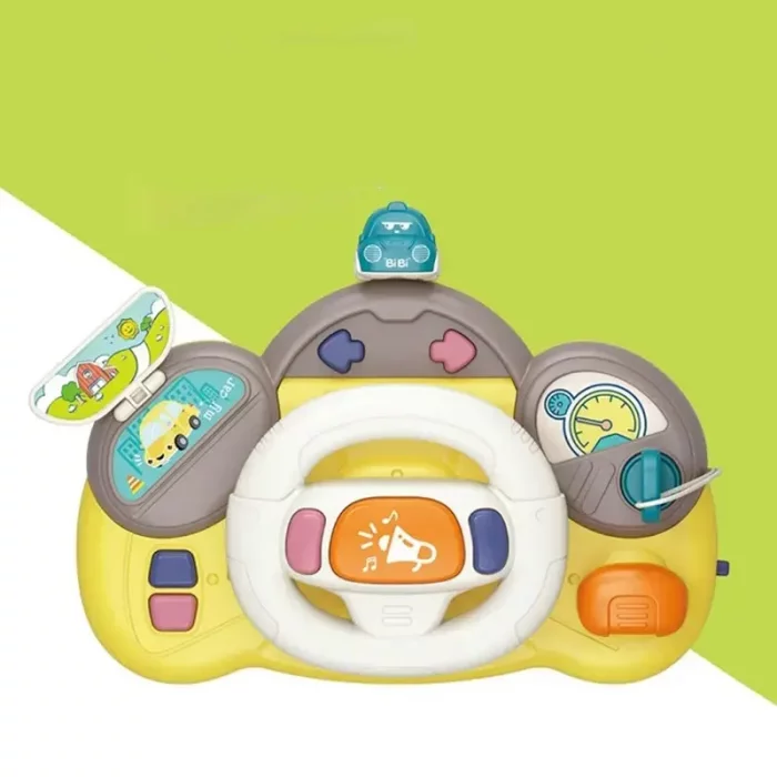 اسباب بازی فرمان موزیکال رنگ زرد کد 6662