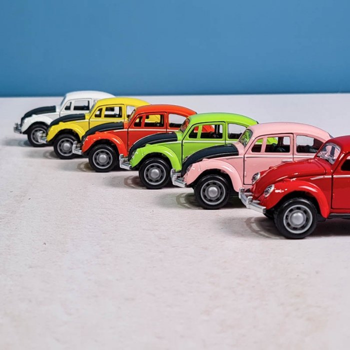 ماشین فلزی عقب کش موزیکال مدل فولکس کد 3466YT